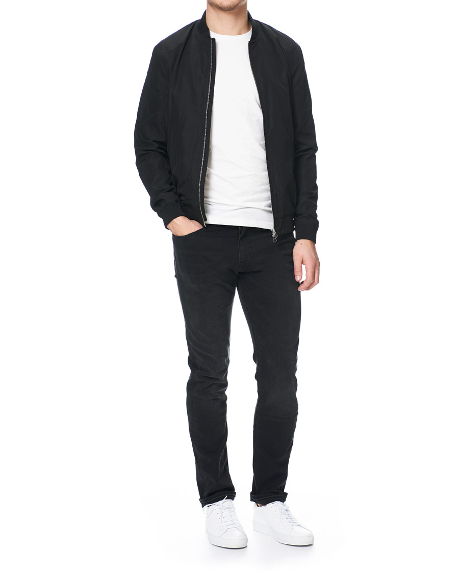 Herre | Jakker | J.Lindeberg | Thom Gravity Bomber Jacket Black