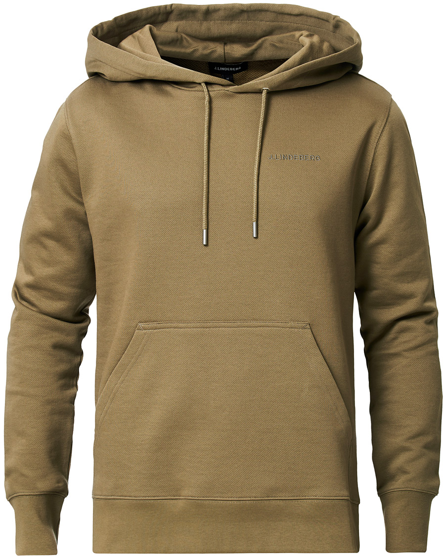 Herre | Trøjer | J.Lindeberg | Throw Hoodie Green