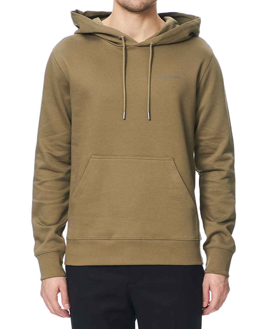 Herre | Trøjer | J.Lindeberg | Throw Hoodie Green