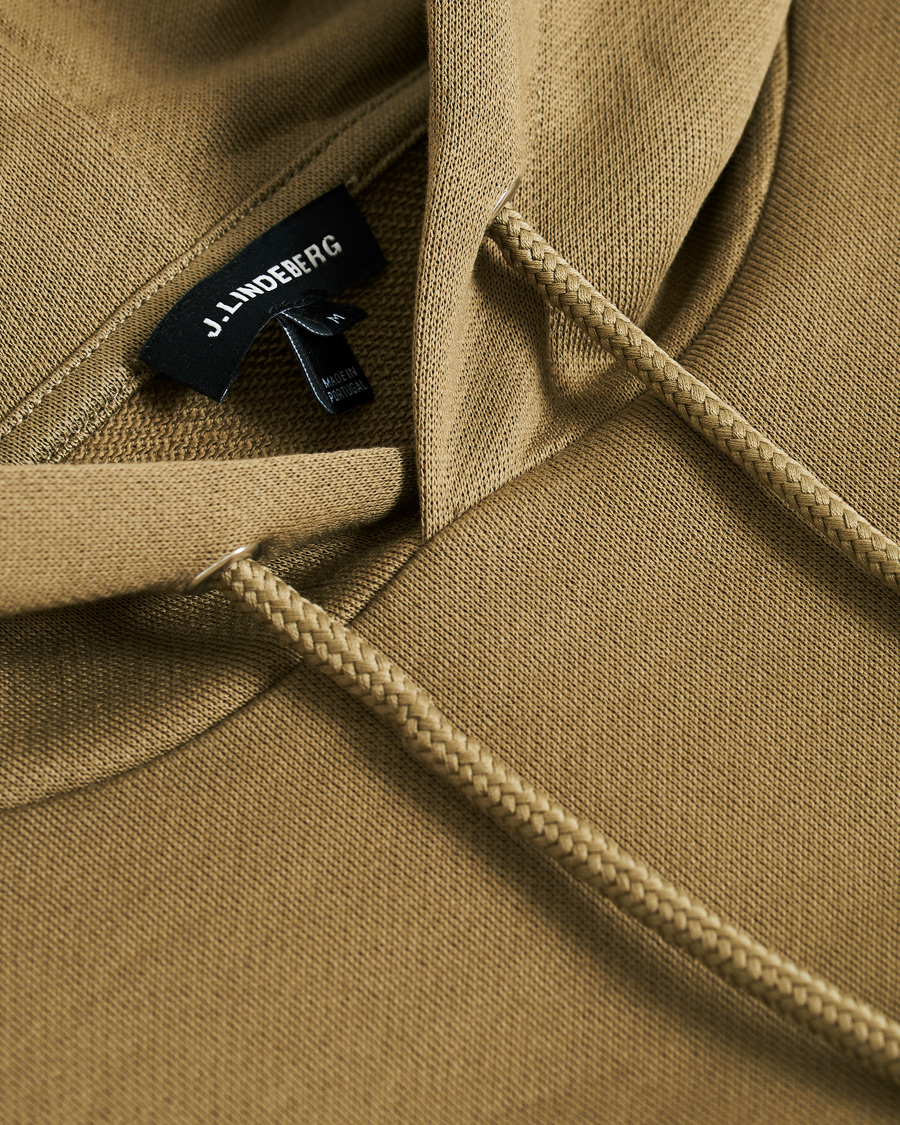 Herre | Trøjer | J.Lindeberg | Throw Hoodie Green