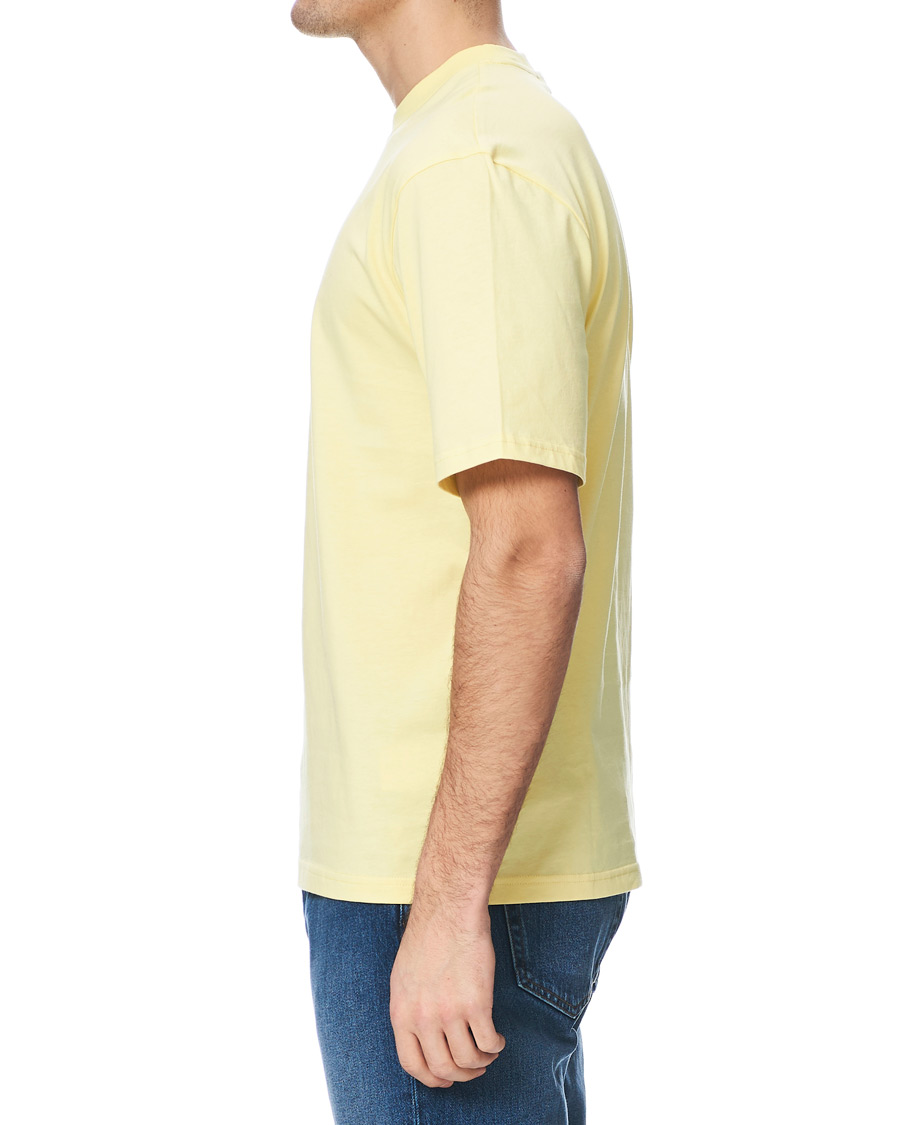 Herre | T-Shirts | J.Lindeberg | Dale Distinct Future Archive Crew Neck Tee Yellow