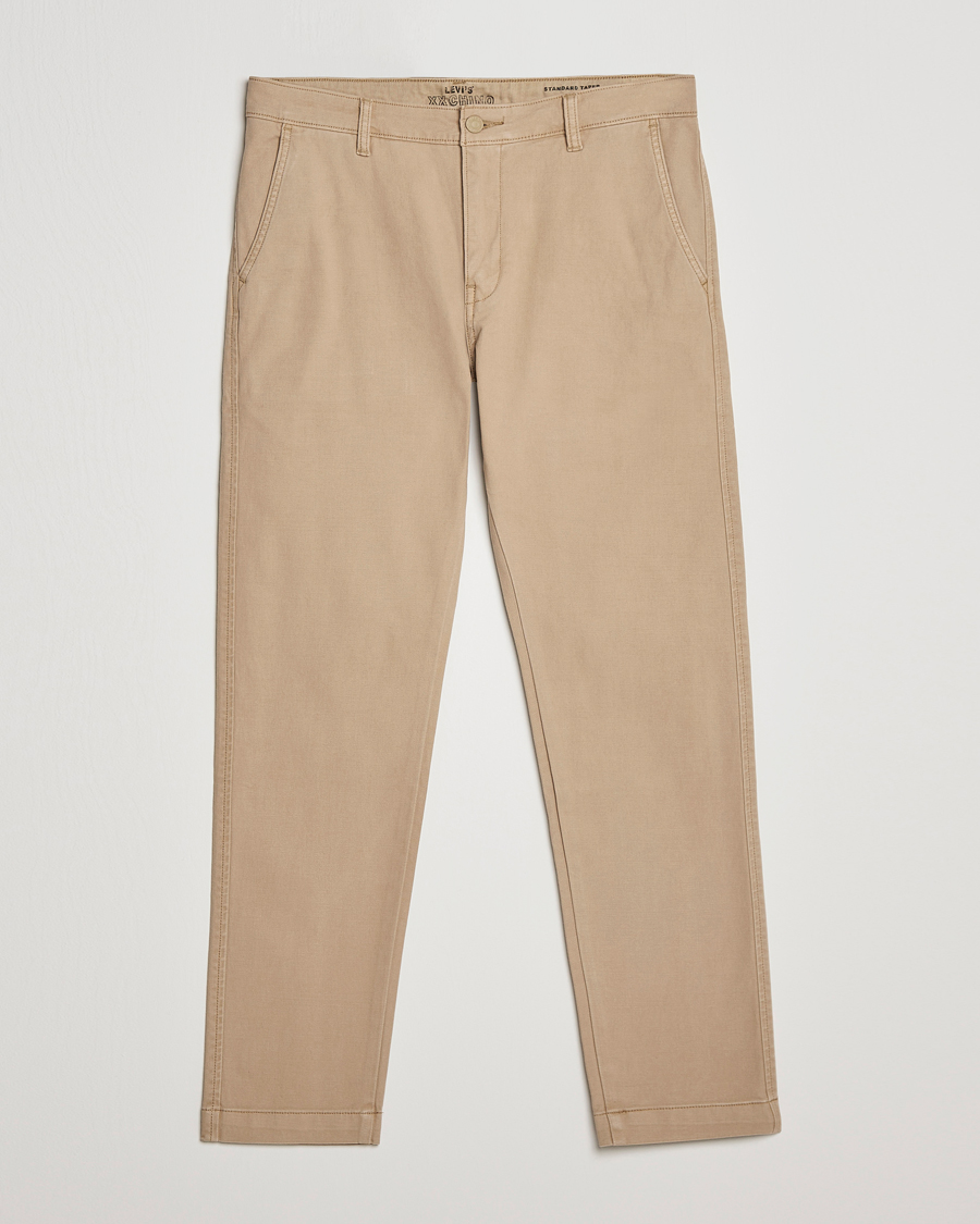 Herre | Chinos | Levi's | Garment Dyed Stretch Chino Beige