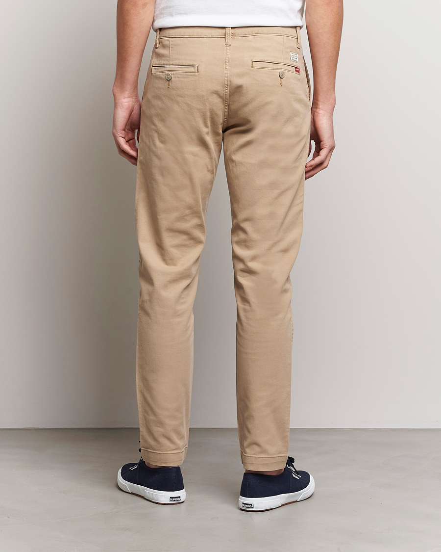 Herre | American Heritage | Levi's | Garment Dyed Stretch Chino Beige