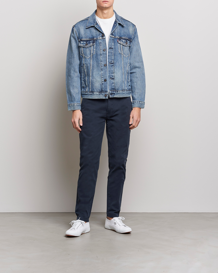 Herre | Bukser | Levi's | Garment Dyed Stretch Chino Baltic Navy