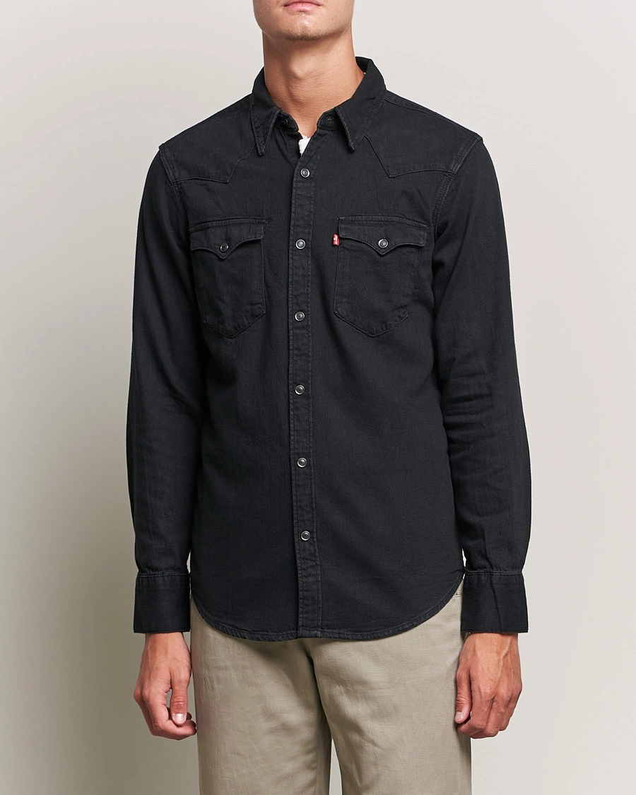 Herre | Denimskjorter | Levi's | Barstow Western Standard Shirt Marble Black