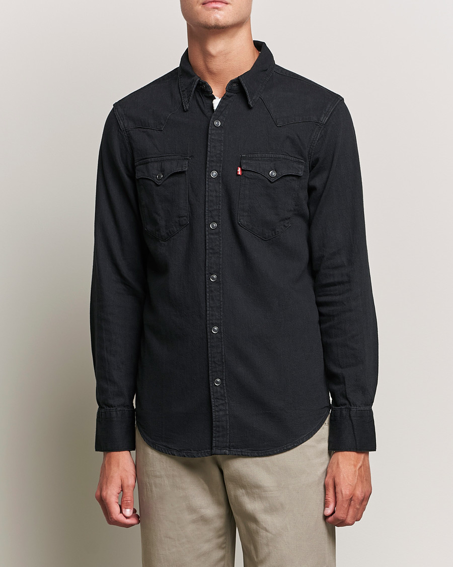 Herre | Tøj | Levi's | Barstow Western Standard Shirt Marble Black