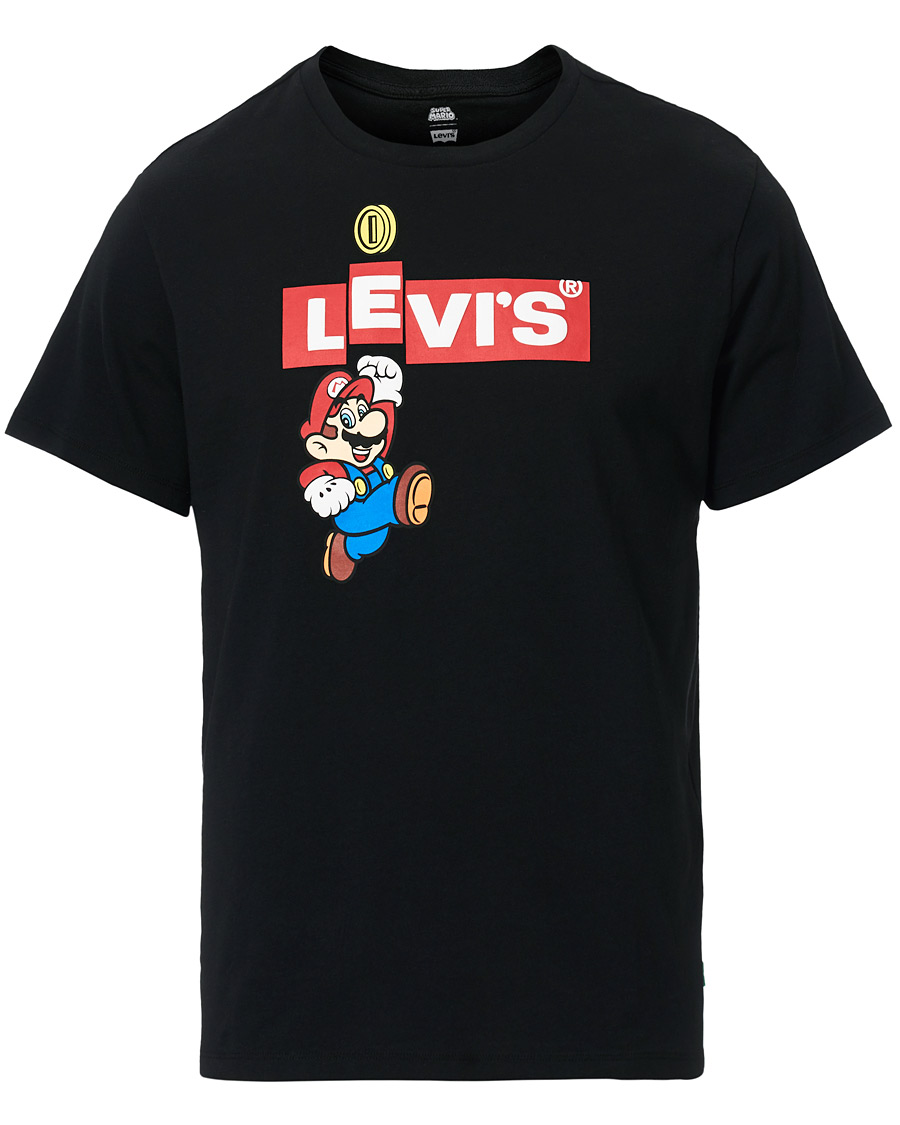 Herre | T-Shirts | Levi's | Super Mario Boxtab Bing Tee Mineral Black