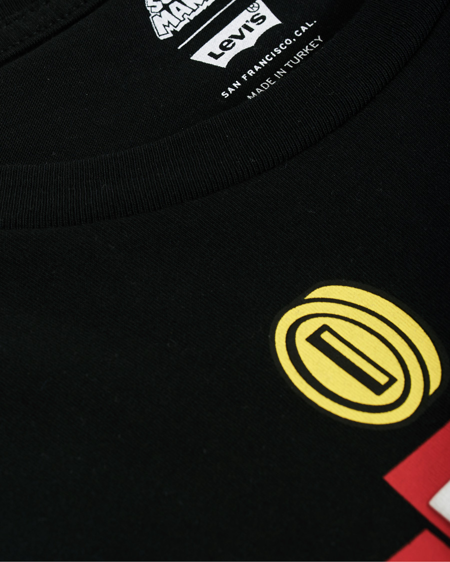 Herre | T-Shirts | Levi's | Super Mario Boxtab Bing Tee Mineral Black
