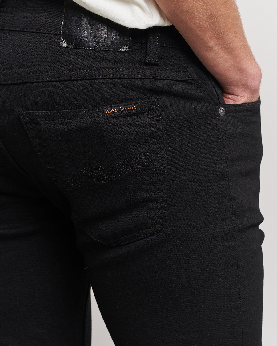 Herre | Jeans | Nudie Jeans | Tight Terry Jeans Ever Black
