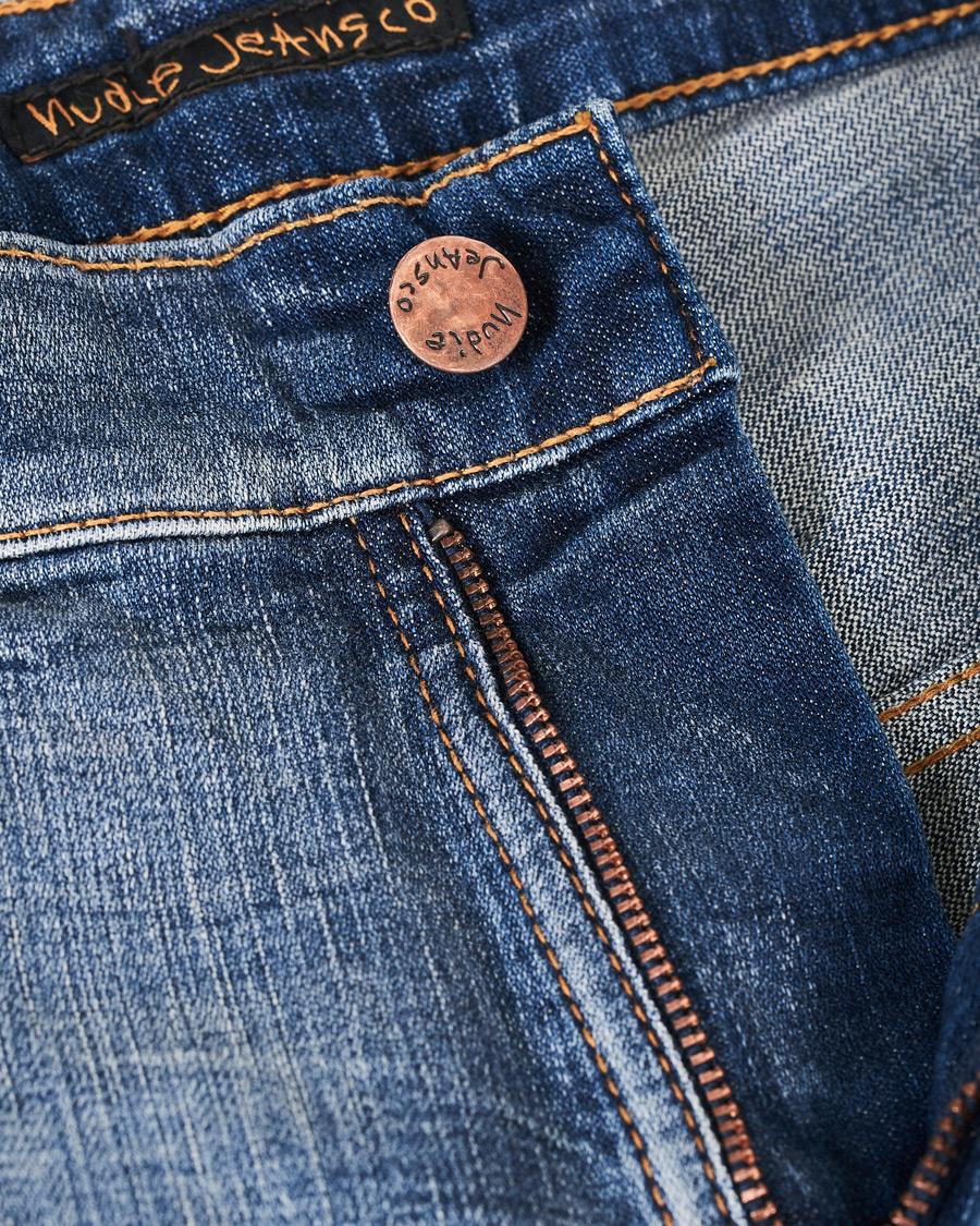 Herre | Jeans | Nudie Jeans | Thin Finn Organic Jeans Broken Sage