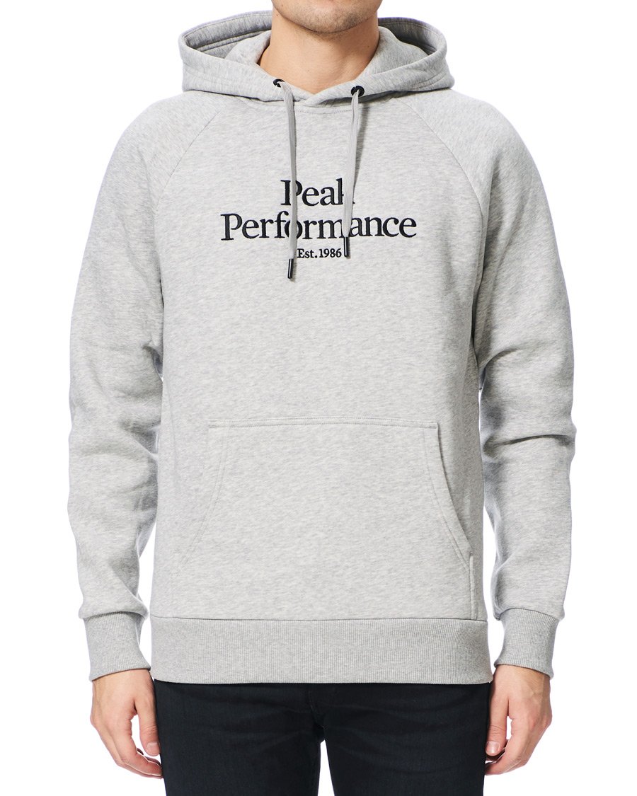 Herre | Trøjer | Peak Performance | Original Logo Hoodie Medium Grey Heather