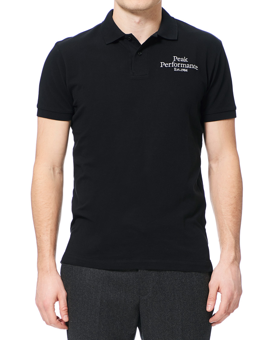 Herre | Polotrøjer | Peak Performance | Original Logo Polo Black