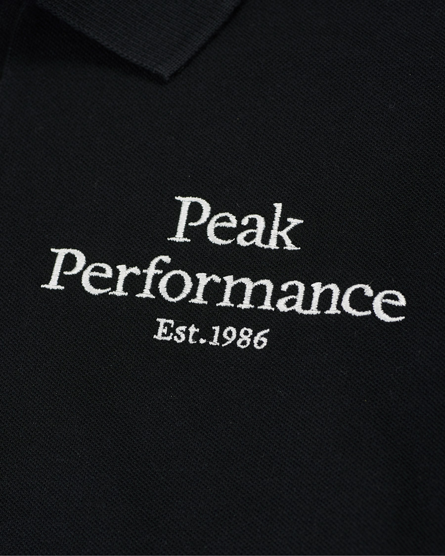 Herre | Polotrøjer | Peak Performance | Original Logo Polo Black