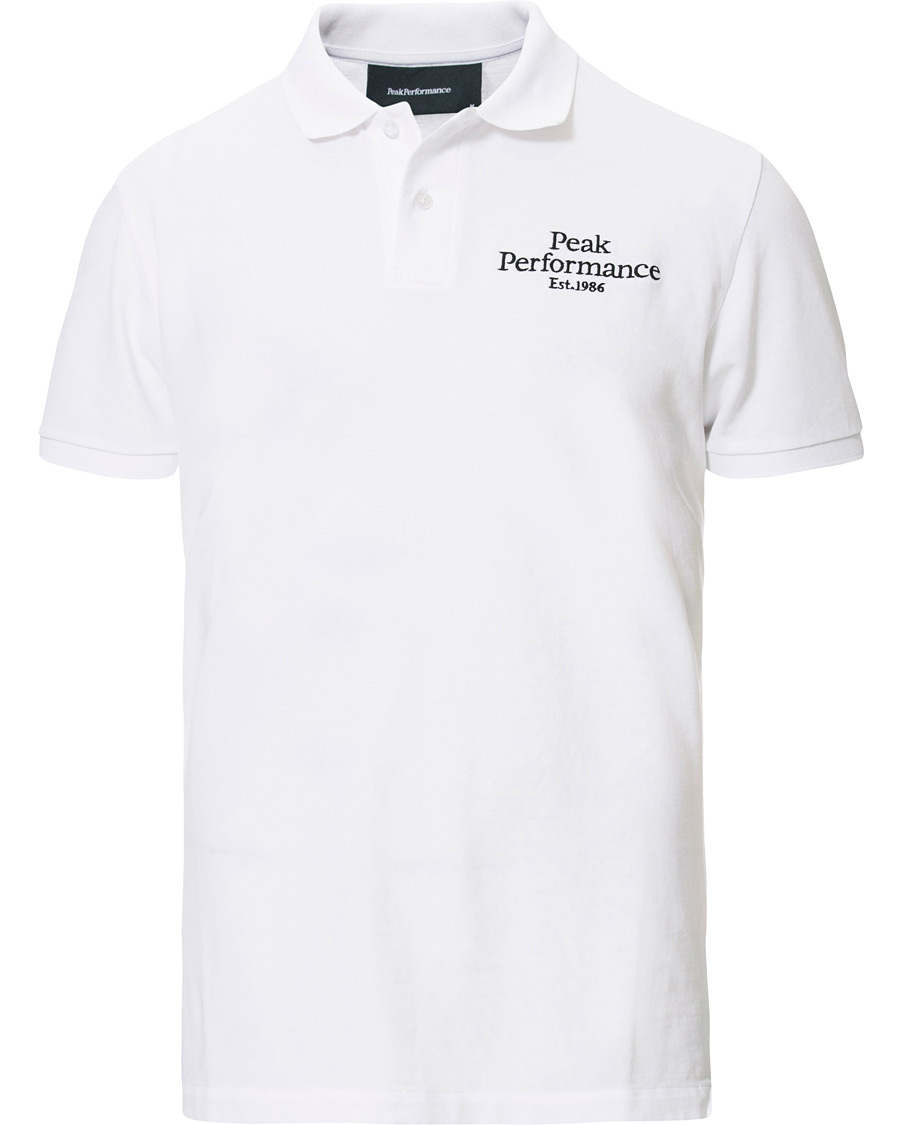 Herre | Polotrøjer | Peak Performance | Original Logo Polo White