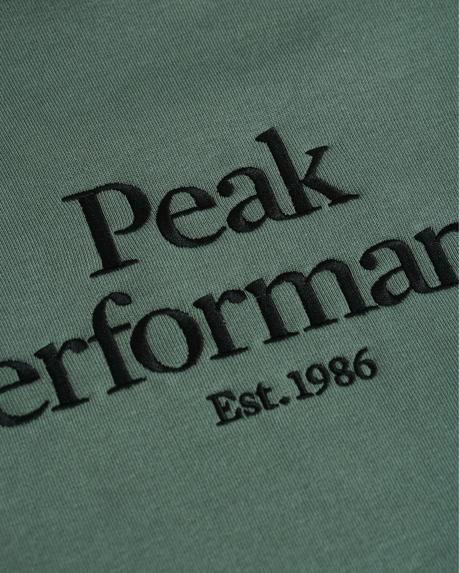 Herre | Trøjer | Peak Performance | Original Logo Hoodie Green