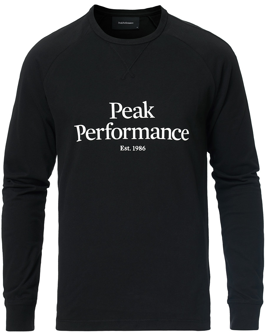 Herre | T-Shirts | Peak Performance | Walt Long Sleeve Tee Black
