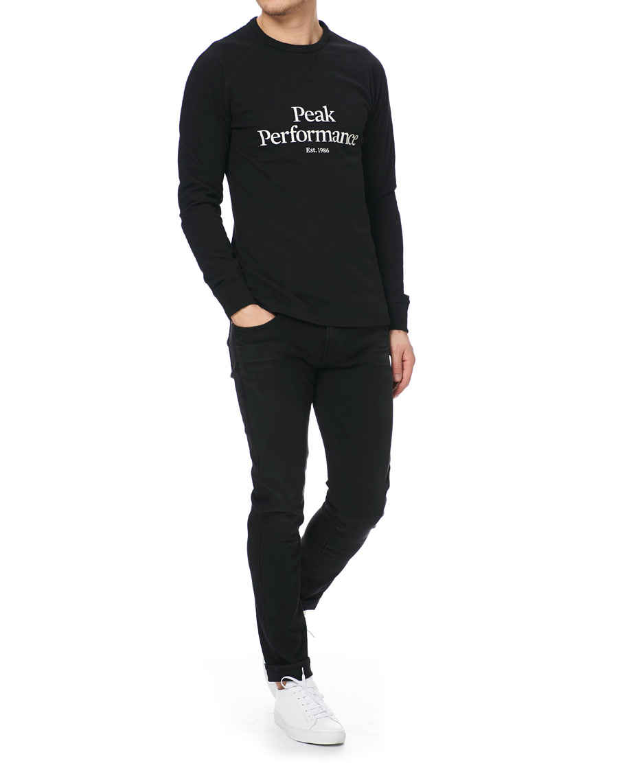 Herre | T-Shirts | Peak Performance | Walt Long Sleeve Tee Black