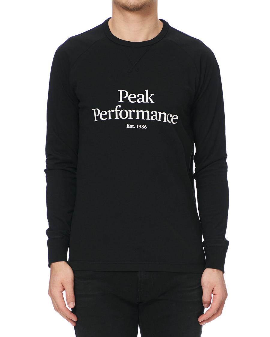 Herre | T-Shirts | Peak Performance | Walt Long Sleeve Tee Black