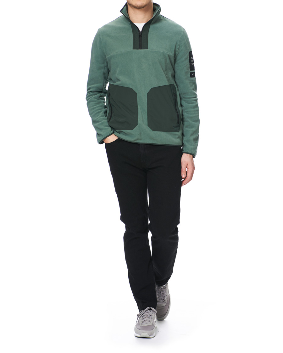Herre | Trøjer | Peak Performance | Tech Fleece Half Zip Green