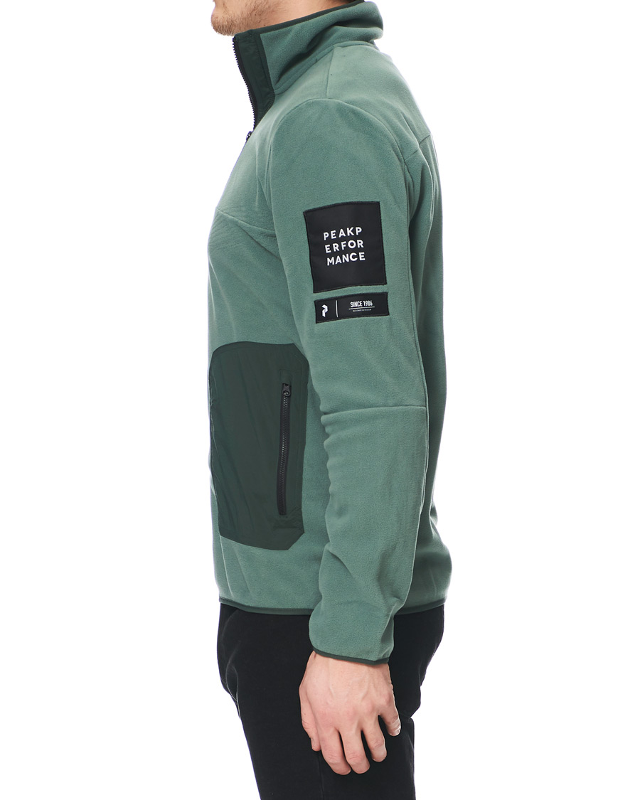 Herre | Trøjer | Peak Performance | Tech Fleece Half Zip Green