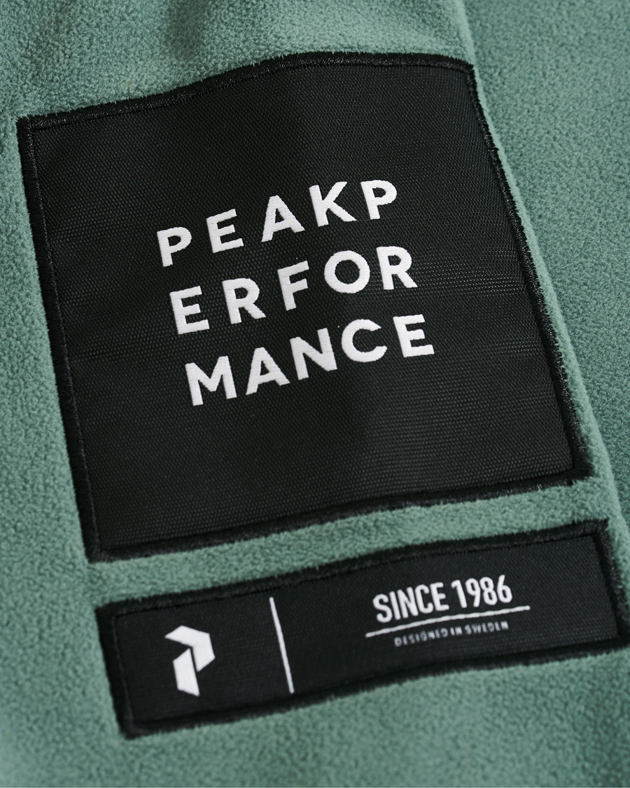 Herre | Trøjer | Peak Performance | Tech Fleece Half Zip Green