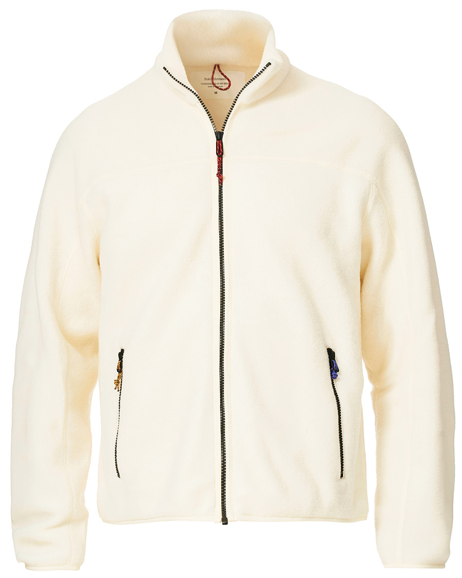Herre | Trøjer | Peak Performance | Ben Gorham Fleece Full Zip Off White