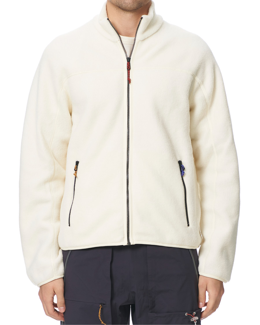 Herre | Trøjer | Peak Performance | Ben Gorham Fleece Full Zip Off White
