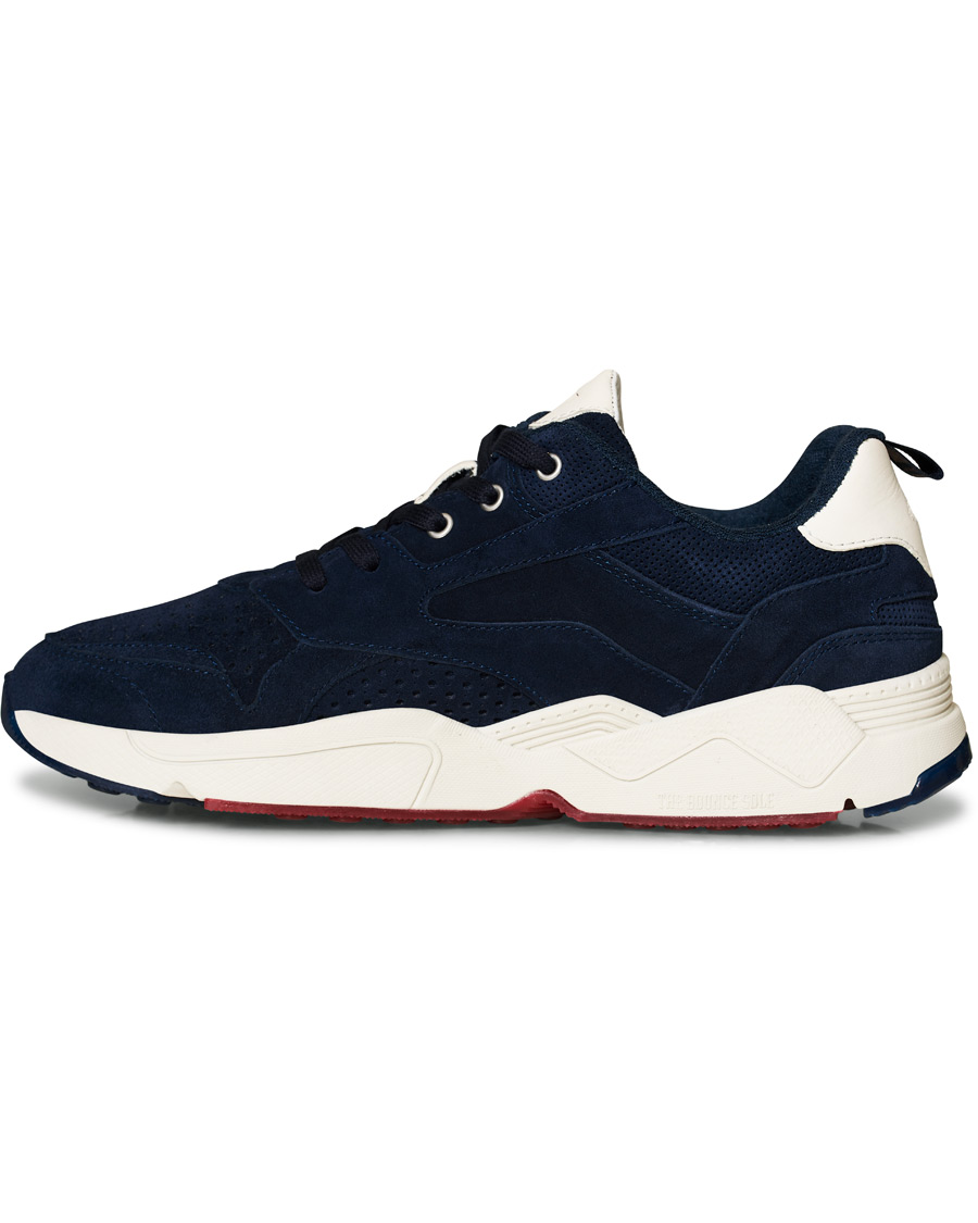 Herre | GANT Nicewill Perforated Sneaker Navy Suede | GANT | Nicewill Perforated Sneaker Navy Suede