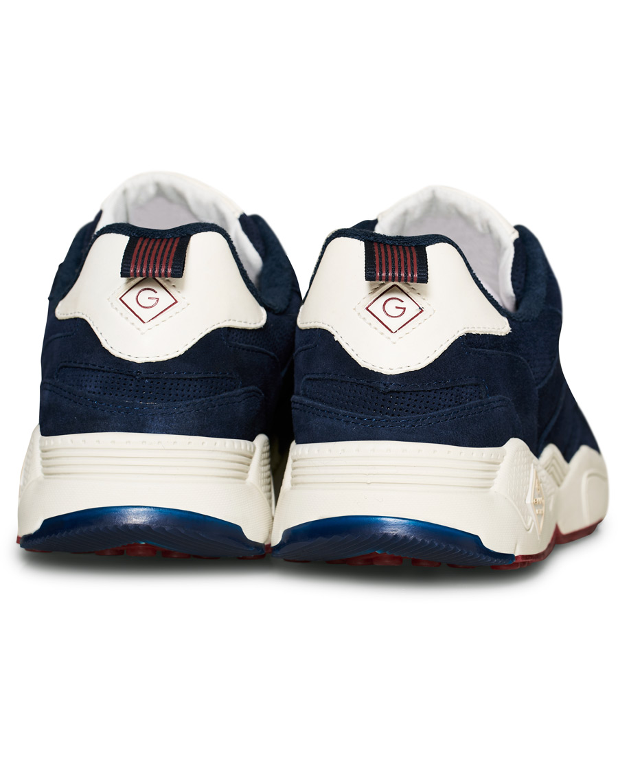 Herre | GANT Nicewill Perforated Sneaker Navy Suede | GANT | Nicewill Perforated Sneaker Navy Suede