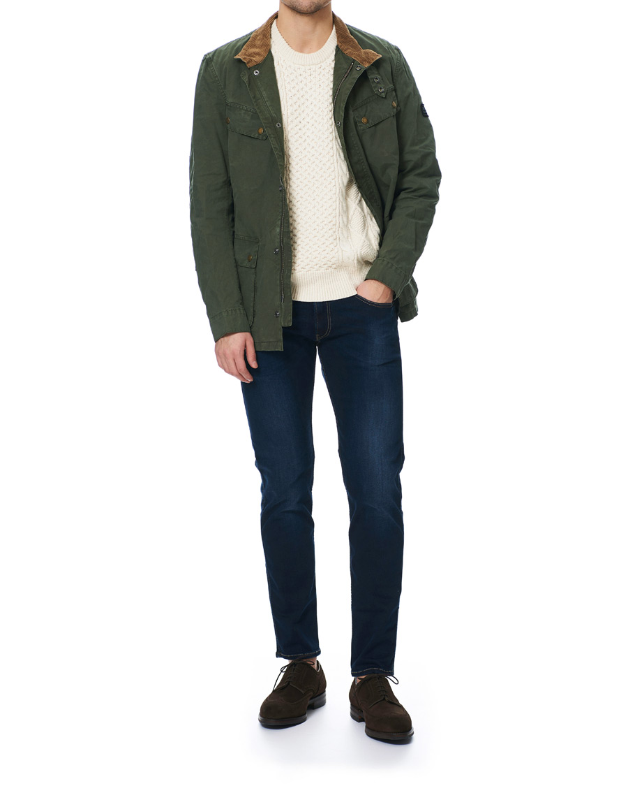 Herre | Jakker | Barbour International | Summer Wash Duke Casual Jacket Racing Green