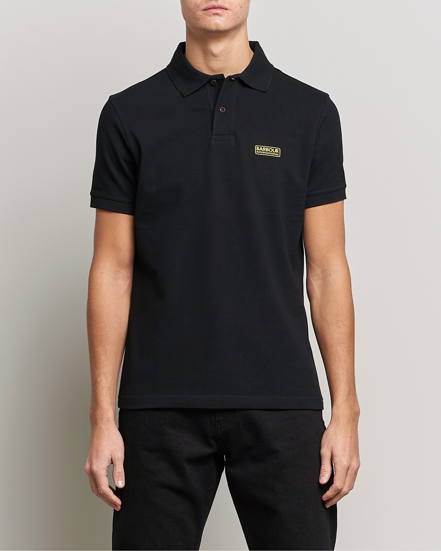 Herre | Polotrøjer | Barbour International | Essential Polo Black