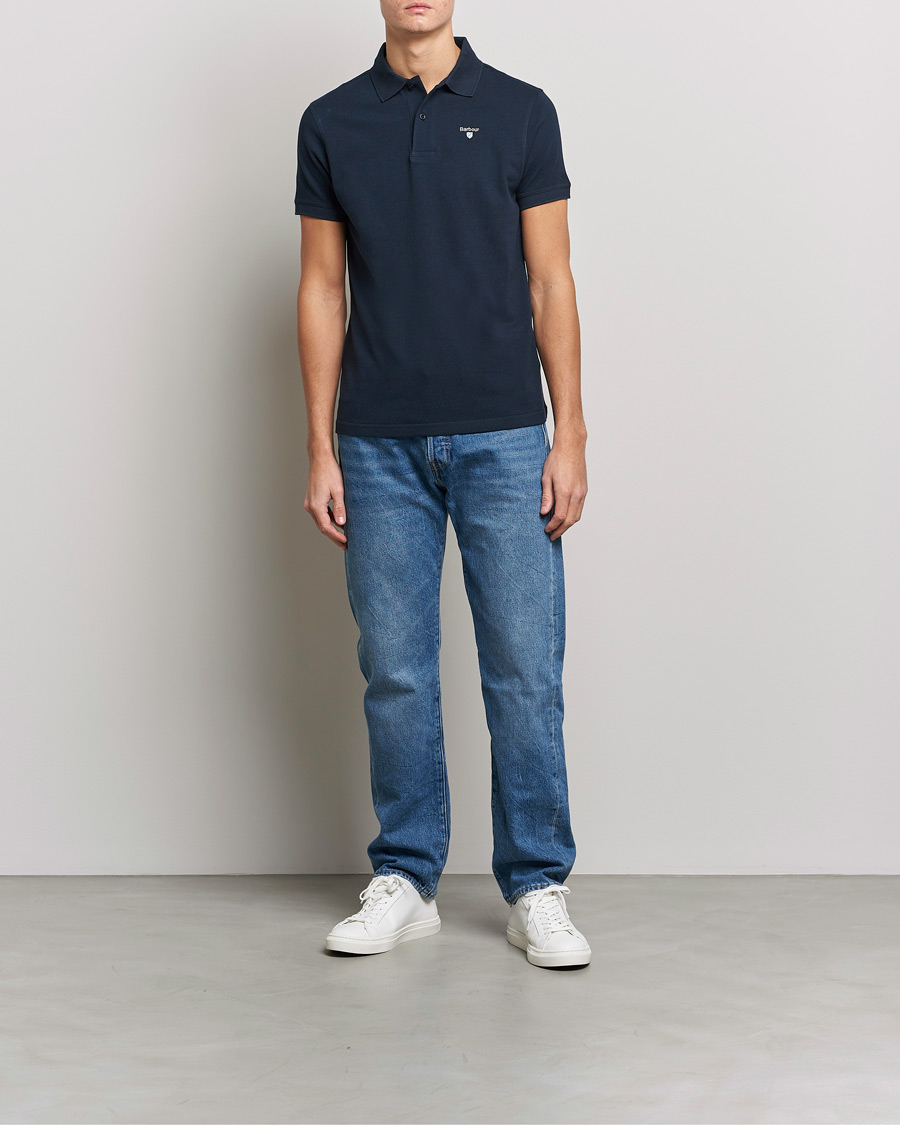 Herre | Polotrøjer | Barbour Lifestyle | Sports Polo New Navy