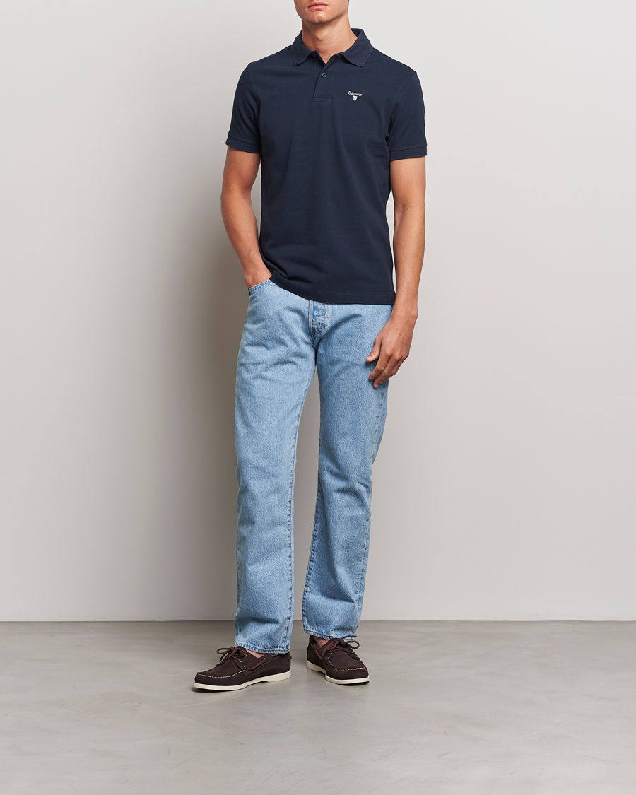 Herre | Polotrøjer | Barbour Lifestyle | Sports Polo New Navy