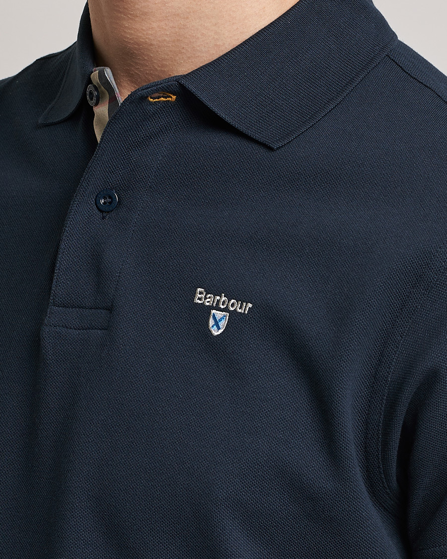 Herre | Polotrøjer | Barbour Lifestyle | Tartan Pique Polo Navy