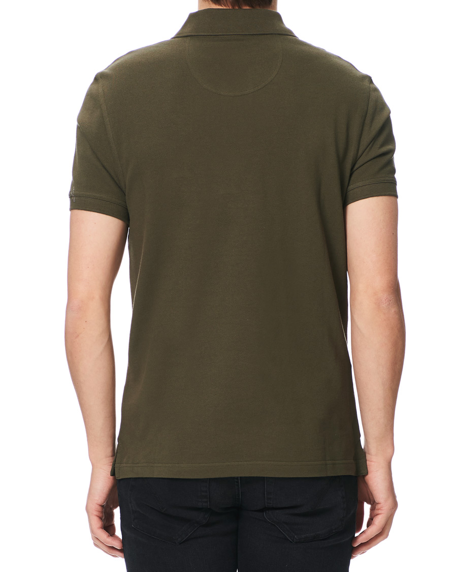 Herre | Polotrøjer | Barbour Lifestyle | Tartan Pique Polo Dark Olive
