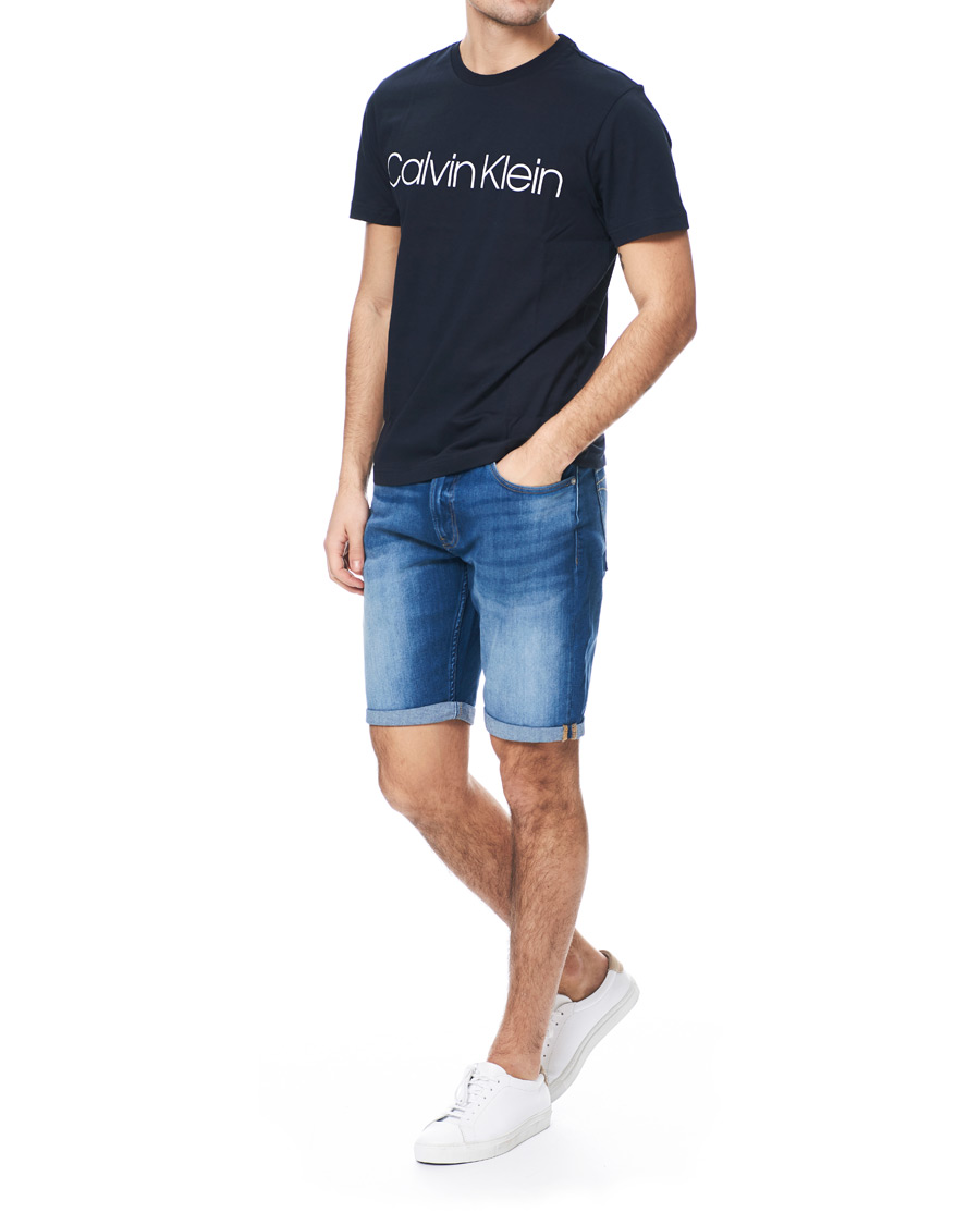 Herre | Shorts | Calvin Klein Jeans | Regular Fit Shorts Mid Blue