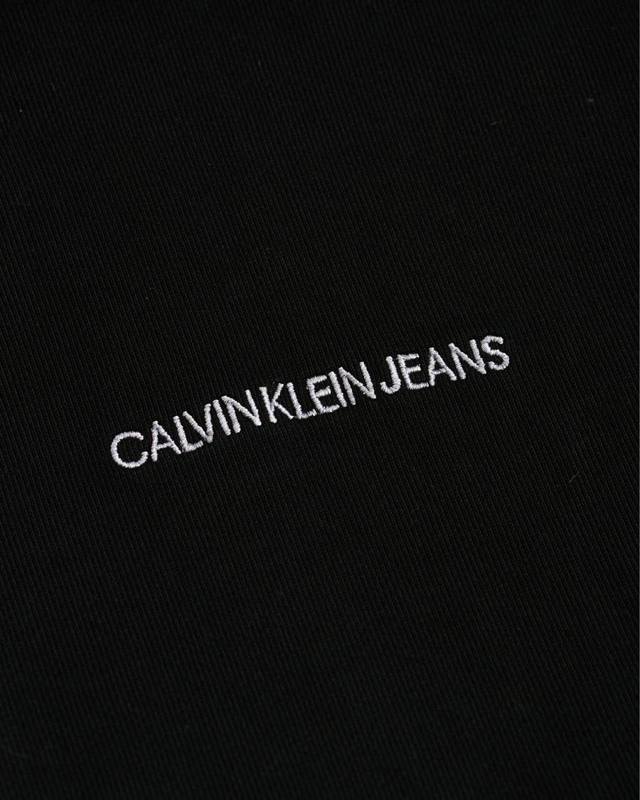 Herre | Trøjer | Calvin Klein Jeans | Instit Chest Logo Hoodie Black