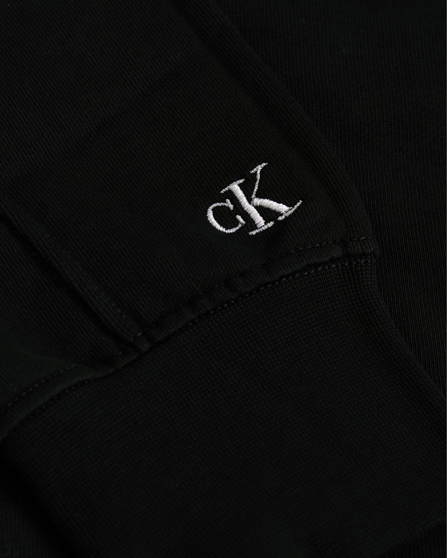 Herre | Trøjer | Calvin Klein Jeans | Instit Chest Logo Hoodie Black