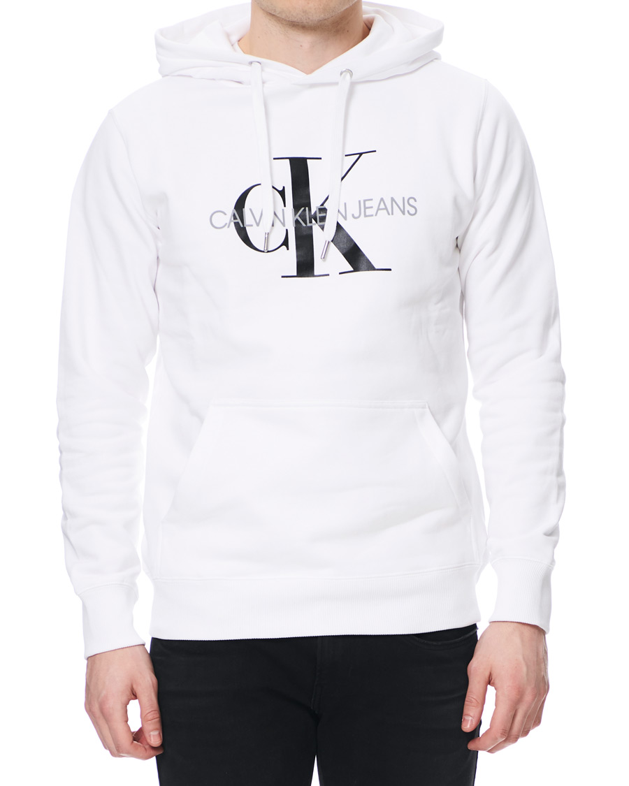 Herre | Trøjer | Calvin Klein Jeans | Monogram Hoodie Bright White