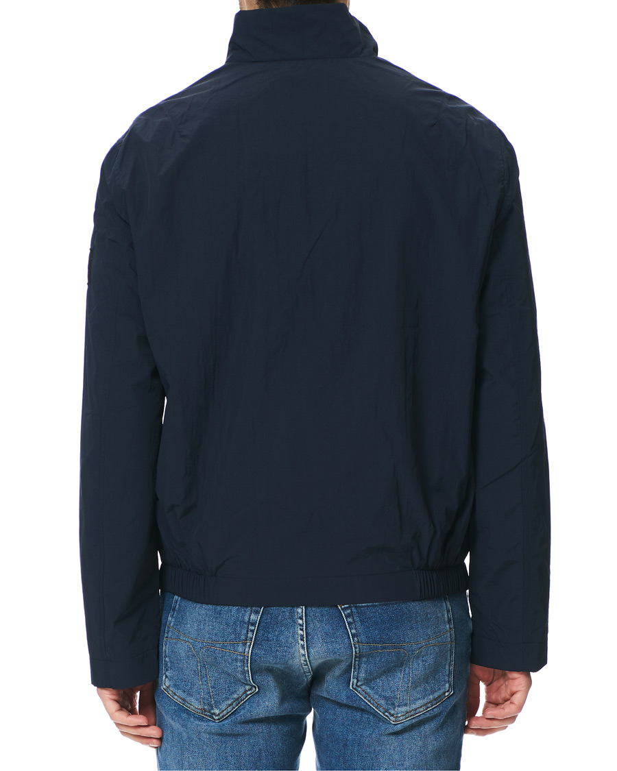 Herre | Jakker | Calvin Klein | Crinkle Nylon Blouson Jacket Navy