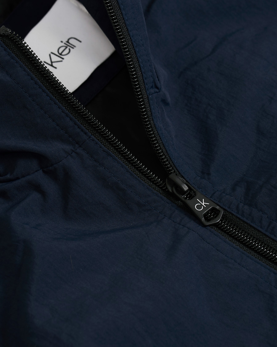 Herre | Jakker | Calvin Klein | Crinkle Nylon Blouson Jacket Navy
