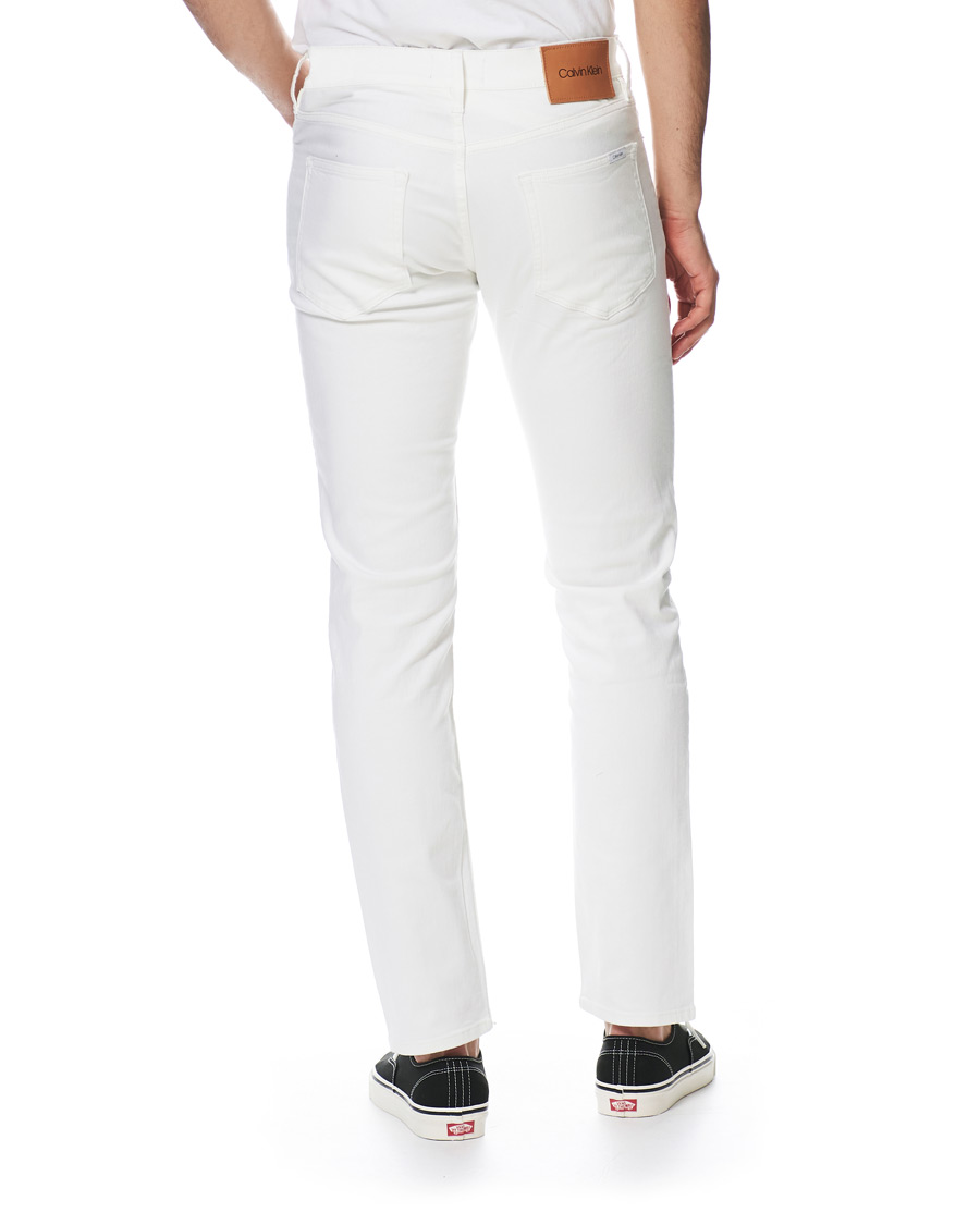 Herre | Jeans | Calvin Klein | Slim Fit Stetch Jeans Snow White