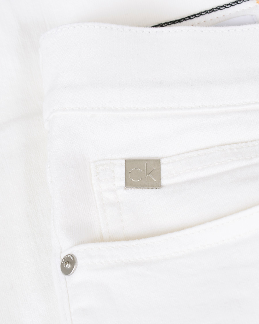 Herre | Jeans | Calvin Klein | Slim Fit Stetch Jeans Snow White