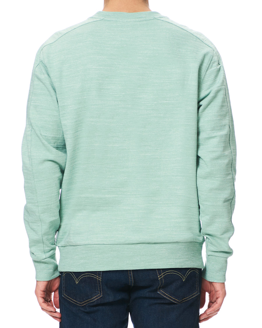 Herre | Trøjer | Calvin Klein | Mouline Chest Logo Crew Neck Sweatshirt Granite Green