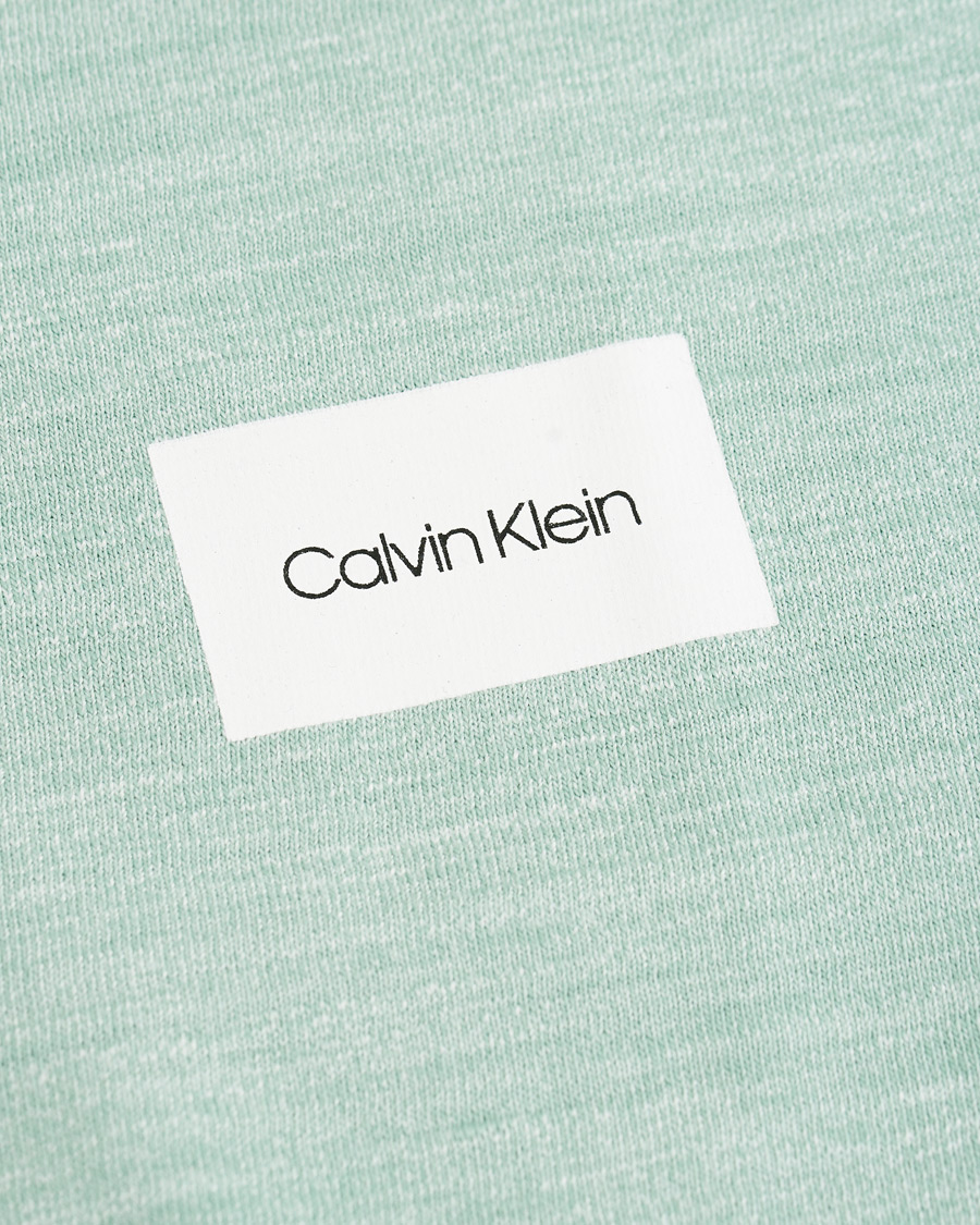 Herre | Trøjer | Calvin Klein | Mouline Chest Logo Crew Neck Sweatshirt Granite Green