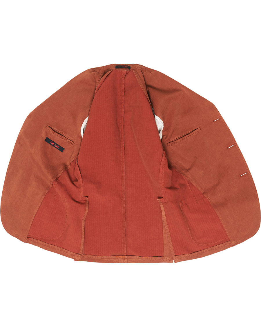 Herre | Blazere & jakker | The Gigi | Linen Herringbone Blazer Orange