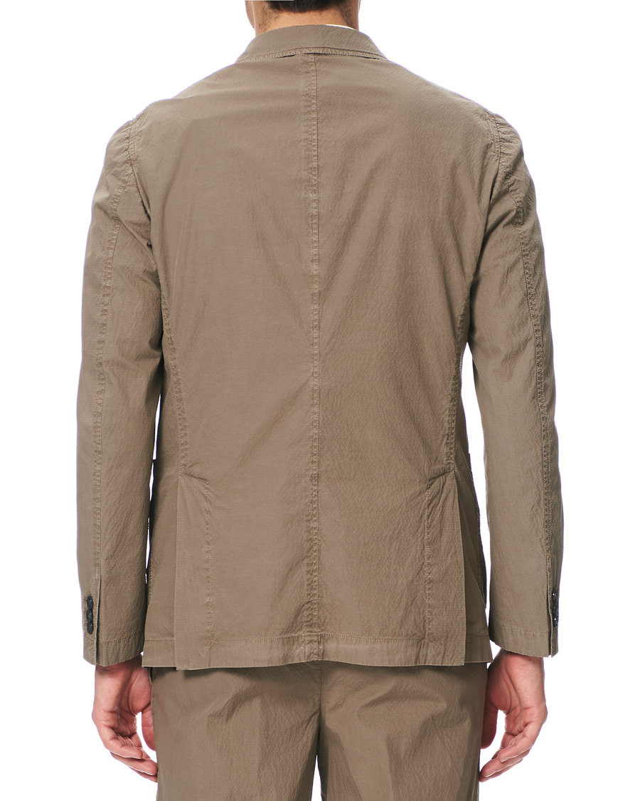 Herre | Blazere & jakker | The Gigi | Soft Seersucker Blazer Olive