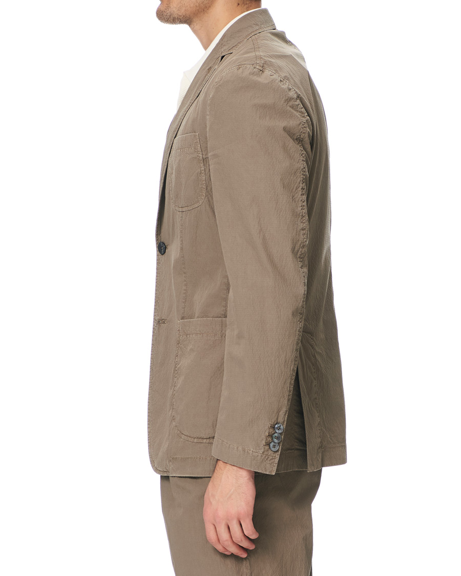 Herre | Blazere & jakker | The Gigi | Soft Seersucker Blazer Olive