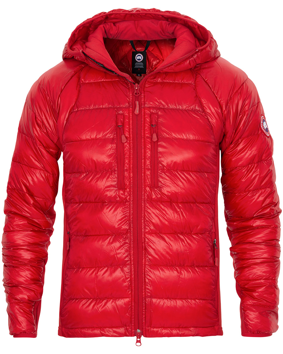 Canada Goose Hybridge Hooded Jacket Red