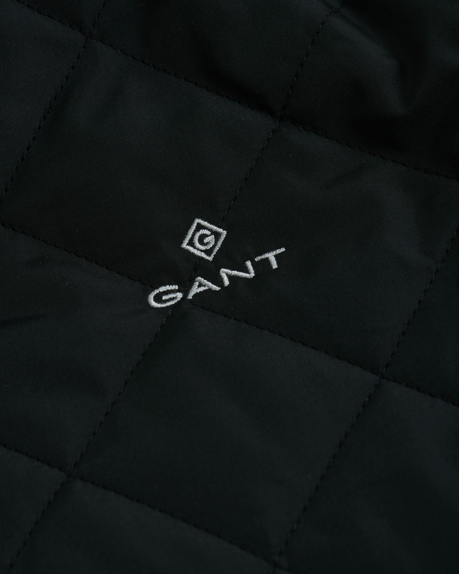 Herre | Jakker | GANT | The Quilted Windcheater Jacket Black